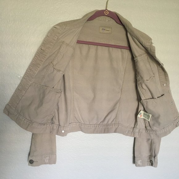 C'est Toi Premium khaki corduroy jacket S - Picture 4 of 11